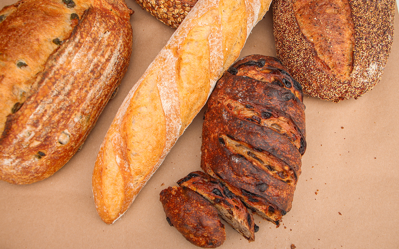 Assortment of bread