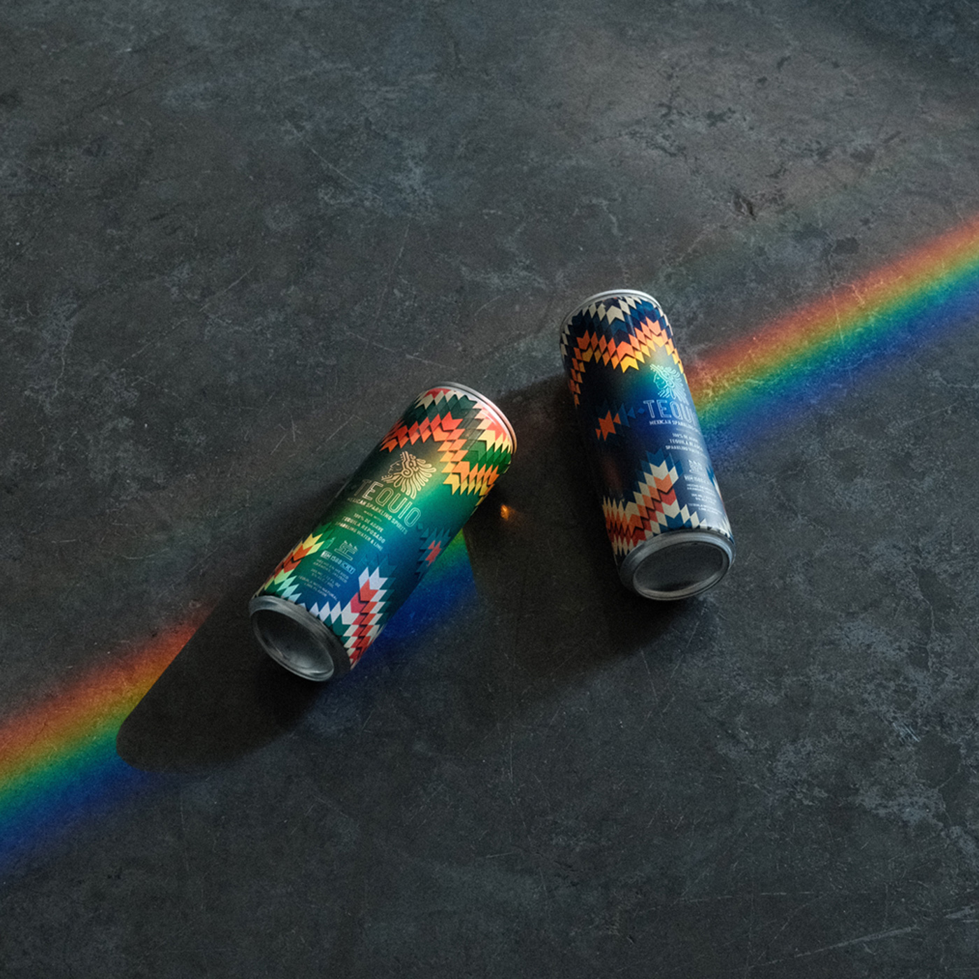rainbow crossing 2 cans of tequio